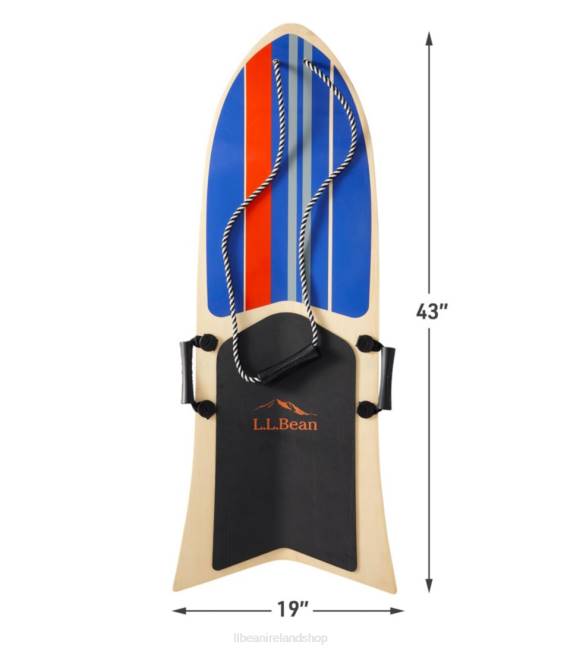 LLBean Retro Shredder Sled Unisex J46J2187 Games  Recreation Birch