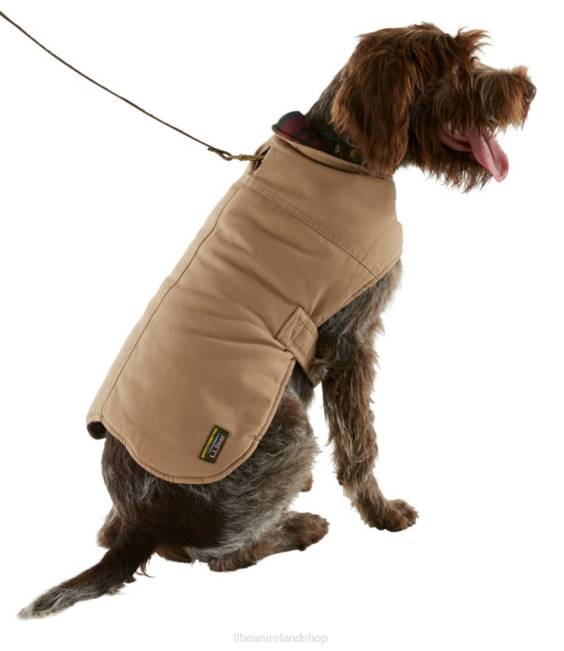 LLBean Reversible Field Coat for Dogs Unisex J46J3874 Home Goods Olive
