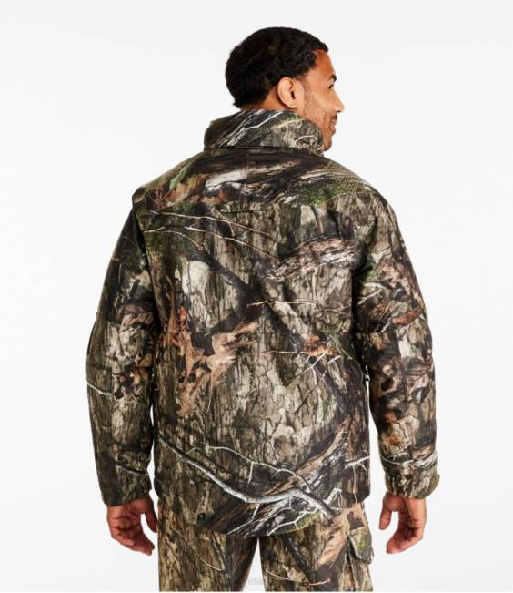 LLBean Ridge Runner Insulated Storm Jacket Men J46J650 Outdoor Equipment Mossy Oak Country DNA
