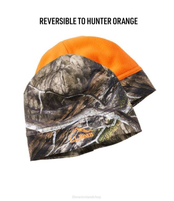 LLBean Ridge Runner Reversible Beanie Men J46J1994 Outdoor Equipment Mossy Oak Country DNA/Hunter Orange