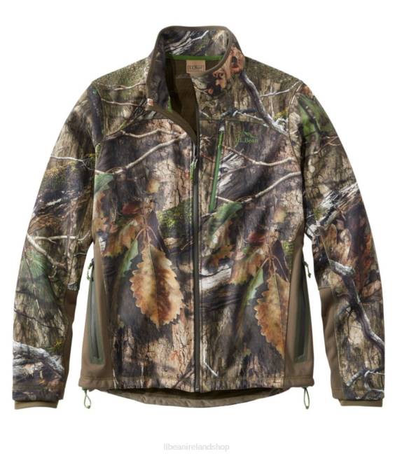 LLBean Ridge Runner Soft-Shell Hunting Jacket Men J46J943 Outdoor Equipment Mossy Oak Country DNA