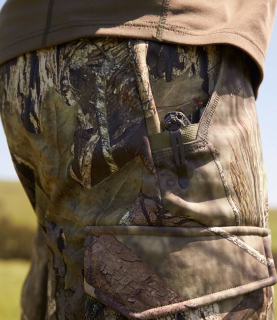 LLBean Ridge Runner Soft-Shell Hunting Pants Men J46J651 Outdoor Equipment Mossy Oak Country DNA