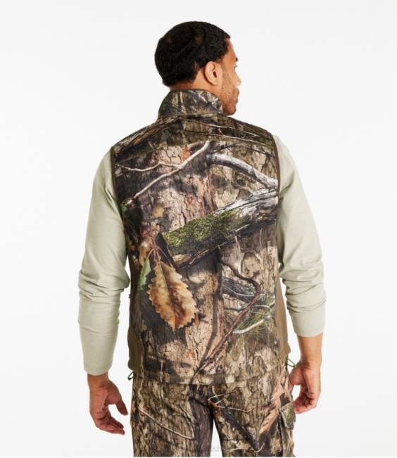 LLBean Ridge Runner Soft-Shell Vest Men J46J1878 Outdoor Equipment Mossy Oak Country DNA