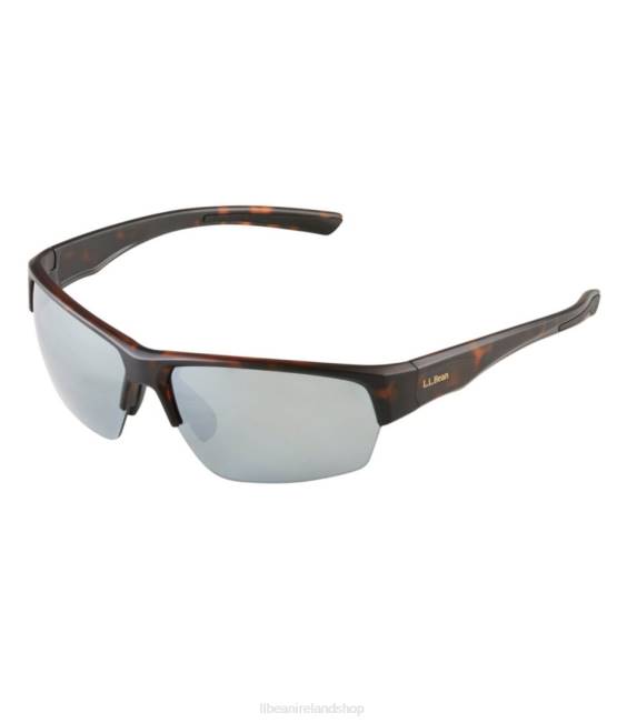 LLBean Ridge Runner With Hydroglare Polarized Sunglasses Unisex J46J3443 Outdoor Accessories Matte Dark Demi/Smoke with Silver Mirror
