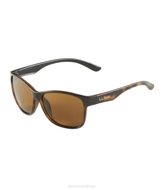LLBean Rockland Polarized Sunglasses Unisex J46J745 Outdoor Accessories Shiny Dark Demi/Brown