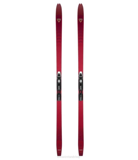 LLBean Rossignol BC 80 Backcountry Skis With Mounted NNN BC Auto Bindings Unisex J46J2256 Winter Sports Dark Red
