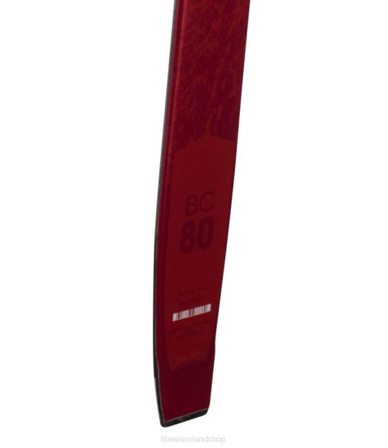 LLBean Rossignol BC 80 Backcountry Skis With Mounted NNN BC Auto Bindings Unisex J46J2256 Winter Sports Dark Red