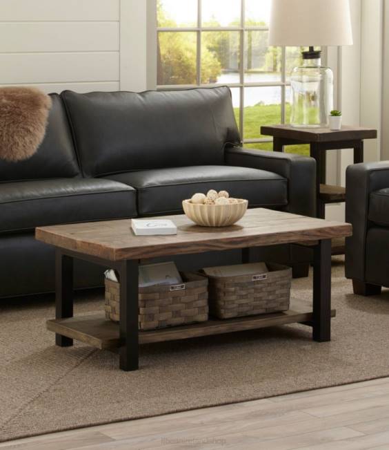 LLBean Rough Pine Coffee Table Unisex J46J2855 Indoor Furniture Rustic Natural