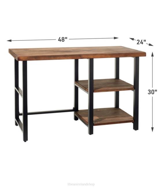 LLBean Rough Pine Desk Unisex J46J2841 Indoor Furniture Rustic Natural