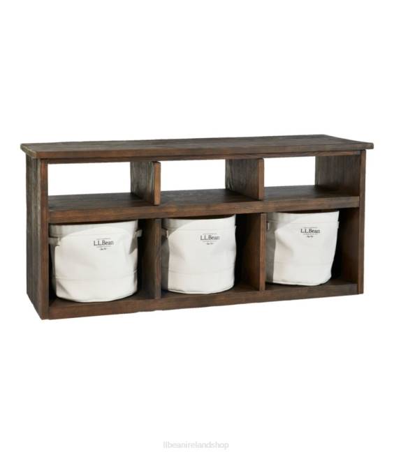 LLBean Rough Pine Storage Bench Unisex J46J2880 Indoor Furniture Rustic Natural