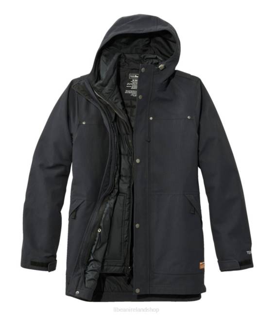 LLBean Rugged 3-in-1 Parka Men J46J3704 Outerwear Black