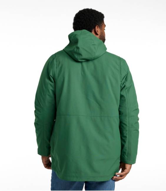LLBean Rugged 3-in-1 Parka Men J46J5144 Outerwear Camp Green
