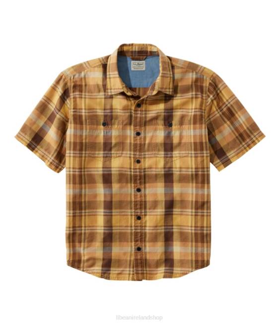 LLBean Rugged Linen Blend Shirt Men J46J404 Clothing Barley