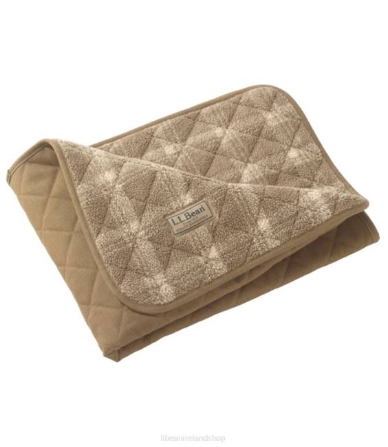 LLBean Rugged Quilted Dog Blanket Unisex J46J5257 Home Goods Platinum