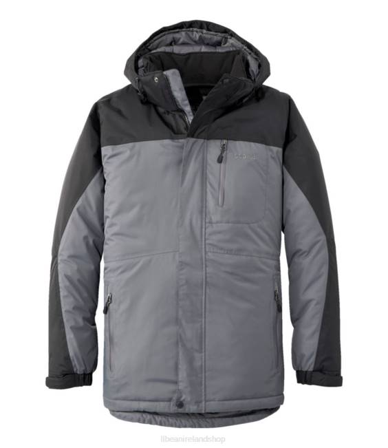 LLBean Rugged Ridge Parka Men J46J3531 Outerwear Iron/Black