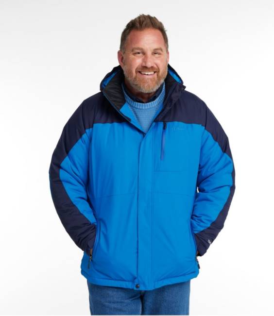 LLBean Rugged Ridge Parka Men J46J6006 Outerwear Crisp Lapis/Deepest Blue