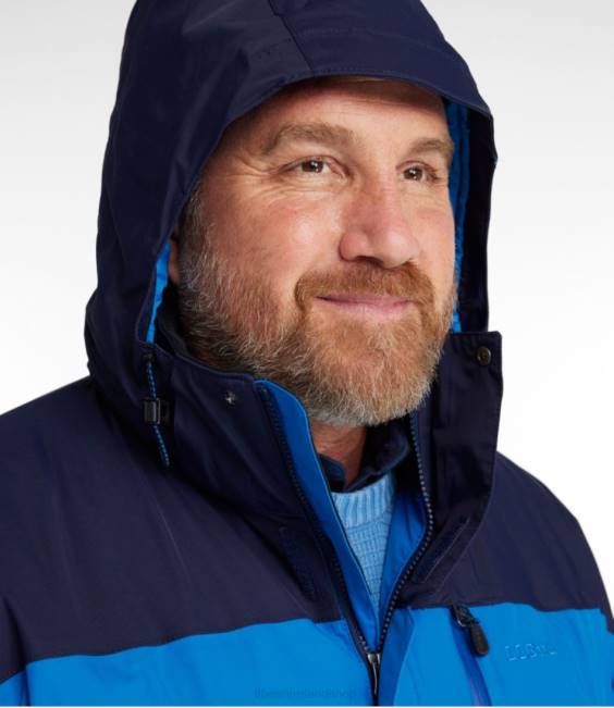 LLBean Rugged Ridge Parka Men J46J733 Outerwear Dark Red/Black