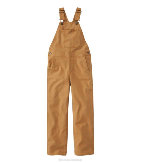 LLBean Rugged Utility Overalls Kids J46J596 Clothing Marsh Brown