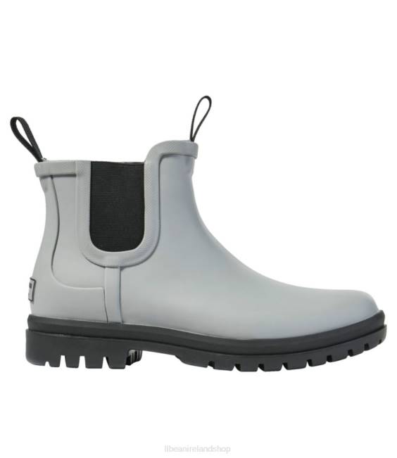 LLBean Rugged Wellie Chelsea Boots Women J46J3756 Footwear Gray Pebble/Black