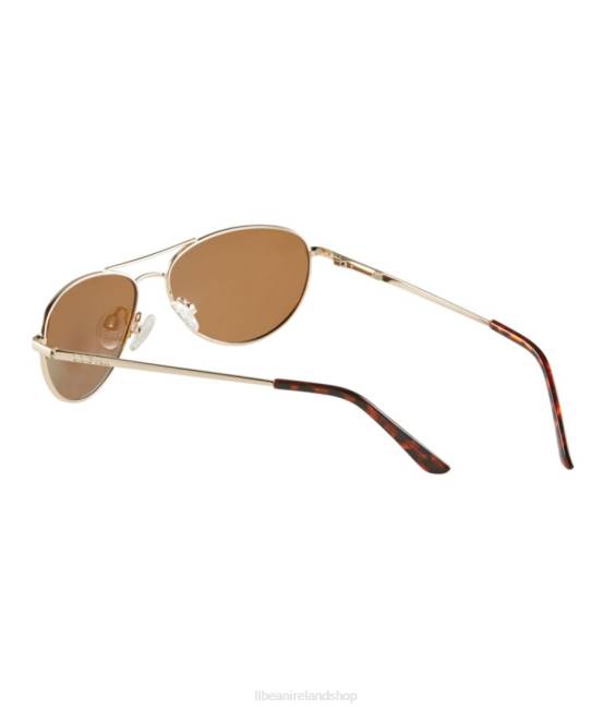 LLBean Rye Polarized Sunglasses Unisex J46J1761 Outdoor Accessories Gold/Brown