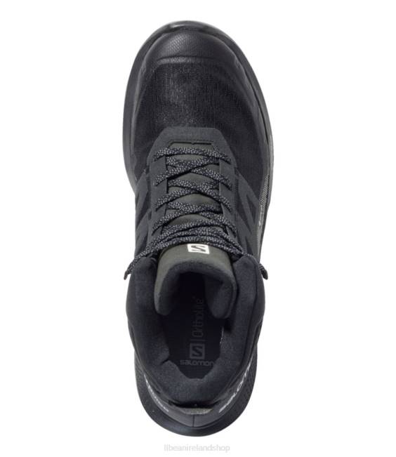 LLBean Salomon Outpulse GORE-TEX Hiking Boots Men J46J3815 Footwear China Blue/Carbon/Lunar Rock