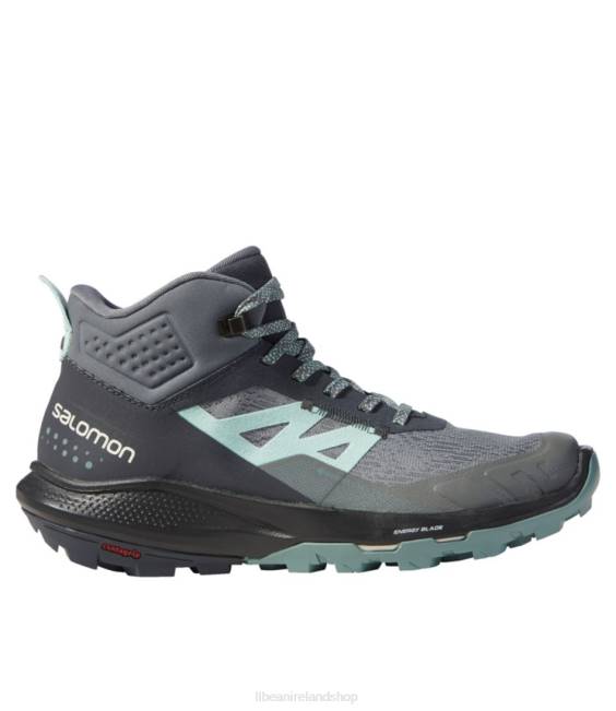 LLBean Salomon Outpulse GORE-TEX Hiking Boots Women J46J1134 Footwear Ebony/Quiet Shade