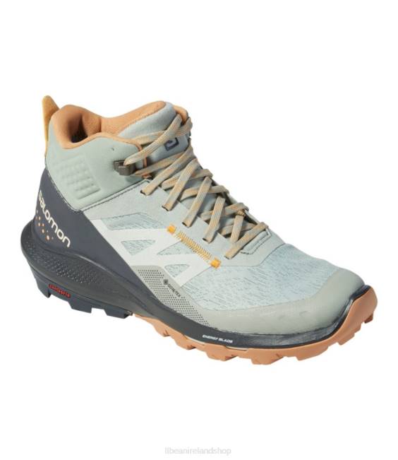 LLBean Salomon Outpulse GORE-TEX Hiking Boots Women J46J3817 Footwear Stormy Weather/Black/Wrought Iron