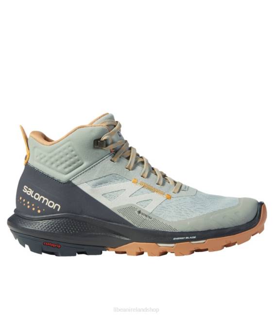 LLBean Salomon Outpulse GORE-TEX Hiking Boots Women J46J5216 Footwear Wrought Iron/Ebony/Blazing Orange