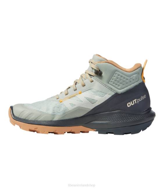 LLBean Salomon Outpulse GORE-TEX Hiking Boots Women J46J5216 Footwear Wrought Iron/Ebony/Blazing Orange