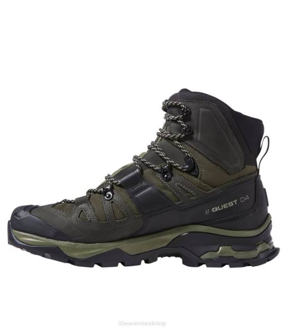 LLBean Salomon Quest 4D GORE-TEX Hiking Boots Men J46J1122 Footwear Olive Night/Peat/Safari
