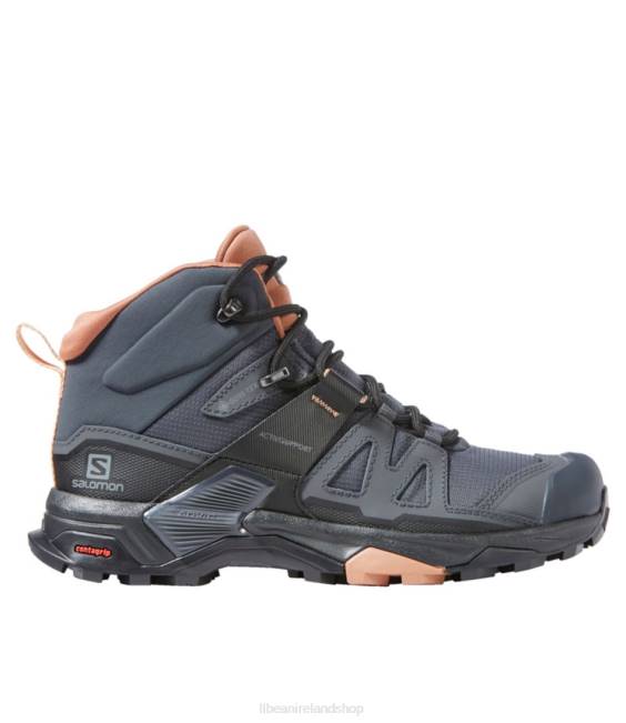 LLBean Salomon X Ultra 4 GORE-TEX Hiking Boots Women J46J1099 Footwear Ebony/Mocha Mousse/AlmondCream