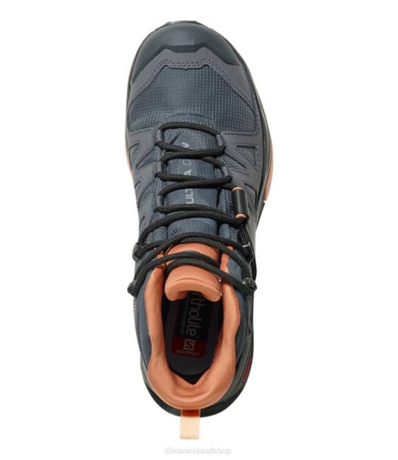 LLBean Salomon X Ultra 4 GORE-TEX Hiking Boots Women J46J1099 Footwear Ebony/Mocha Mousse/AlmondCream