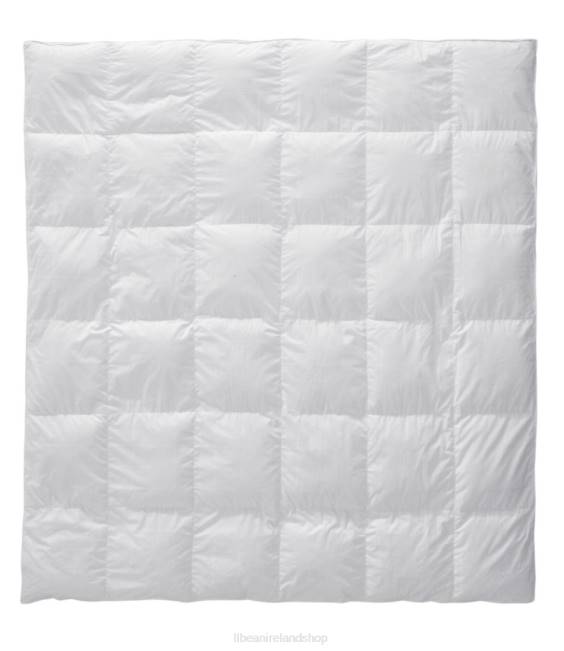 LLBean Sateen Goose Down Comforter Unisex J46J2804 Bedding White