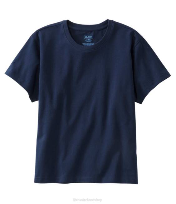 LLBean Saturday T-Shirt Women J46J206 Clothing Classic Navy