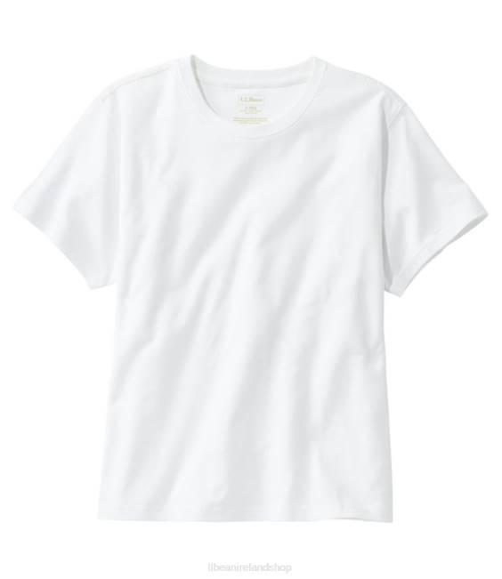 LLBean Saturday T-Shirt Women J46J4709 Clothing White