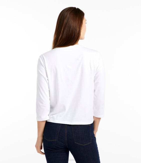 LLBean Saturday T-Shirt Women J46J77 Clothing Classic Navy