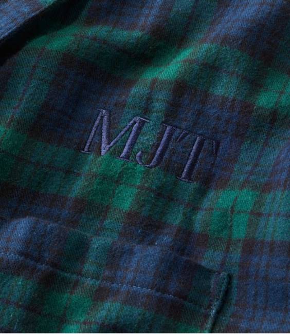 LLBean Scotch Plaid Flannel Robe Men J46J3176 Clothing Vintage Tartan