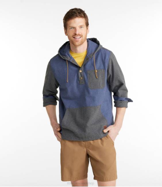 LLBean Scotch Plaid Flannel Shirt Men J46J614 Clothing Indigo