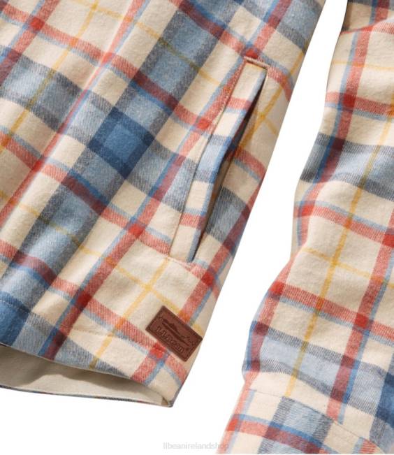 LLBean Scotch Plaid Flannel Shirt Women J46J26 Clothing Ancient Culloden