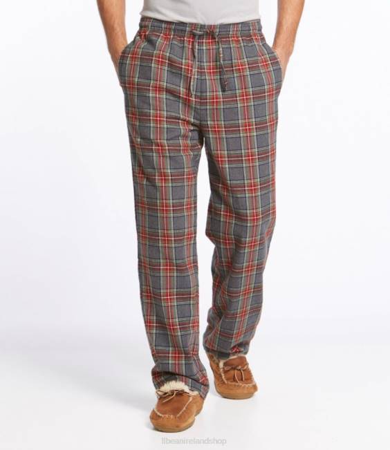 LLBean Scotch Plaid Flannel Sleep Pants Men J46J269 Clothing Indigo Tartan