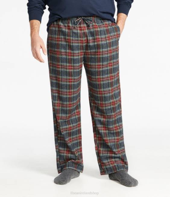 LLBean Scotch Plaid Flannel Sleep Pants Men J46J6514 Clothing Vintage Tartan