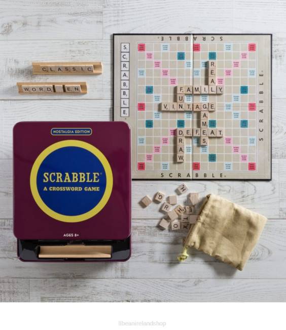 LLBean Scrabble Game Tin Unisex J46J1778 Games  Recreation Multi