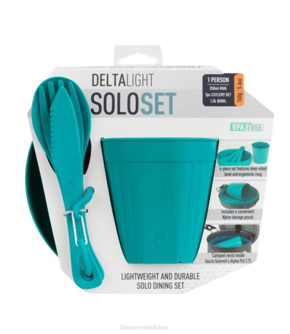 LLBean Sea To Summit Delta Light Solo Set Unisex J46J2031 Camping Kitchen Pacific Blue