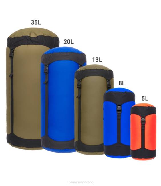 LLBean Sea To Summit Lightweight Compression Sacks Unisex J46J1993 Outdoor Equipment Spicy Orange