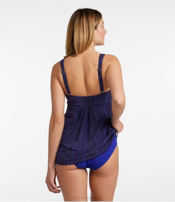 LLBean Shaping Swimwear Women J46J6510 Clothing Royal Plum Flowers