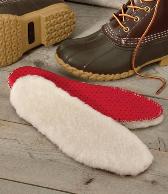 LLBean Shearling Insoles Men J46J3773 Accessories Natural
