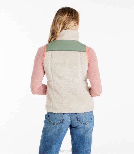 LLBean Sherpa Fleece Vest Women J46J6056 Outerwear Black
