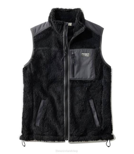 LLBean Sherpa Vest Men J46J4943 Outerwear Black