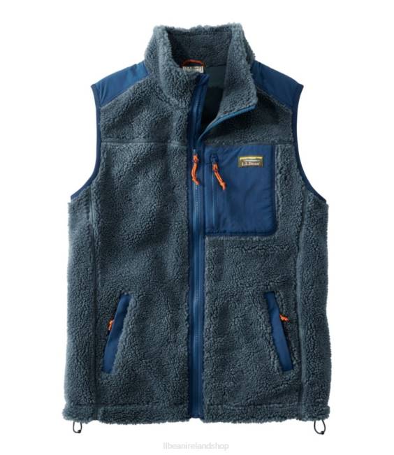 LLBean Sherpa Vest Men J46J524 Outerwear Storm Blue