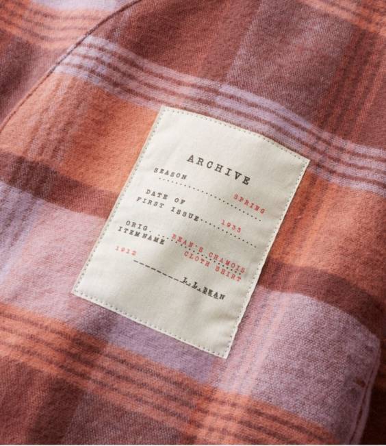 LLBean Signature Chamois Tunic Women J46J6648 Clothing Fiery Red